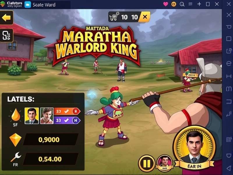 Intense Battle Scene from Maratha Warlord King Maratha Warlord King Gameplay
